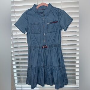 Tommy Hilfiger Denim Blue Button-Up Dress